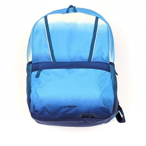 Lands End ClassMate Medium Backpack Deep Sea Ombre - Picture 5 of 8